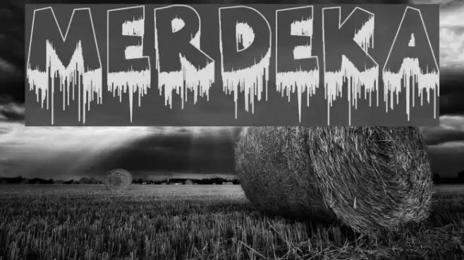 MERDEKA Fonte examples