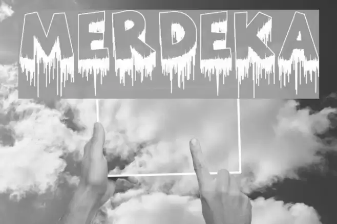 MERDEKA Fonte examples