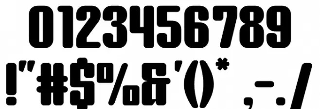 MERILONA Font OTHER CHARS