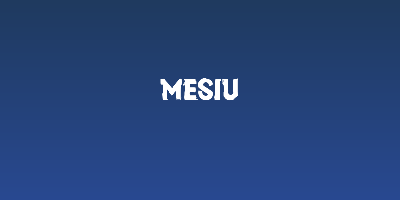 MESIU Social Header
