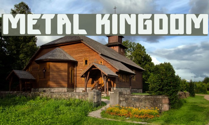 METAL KINGDOM Font examples