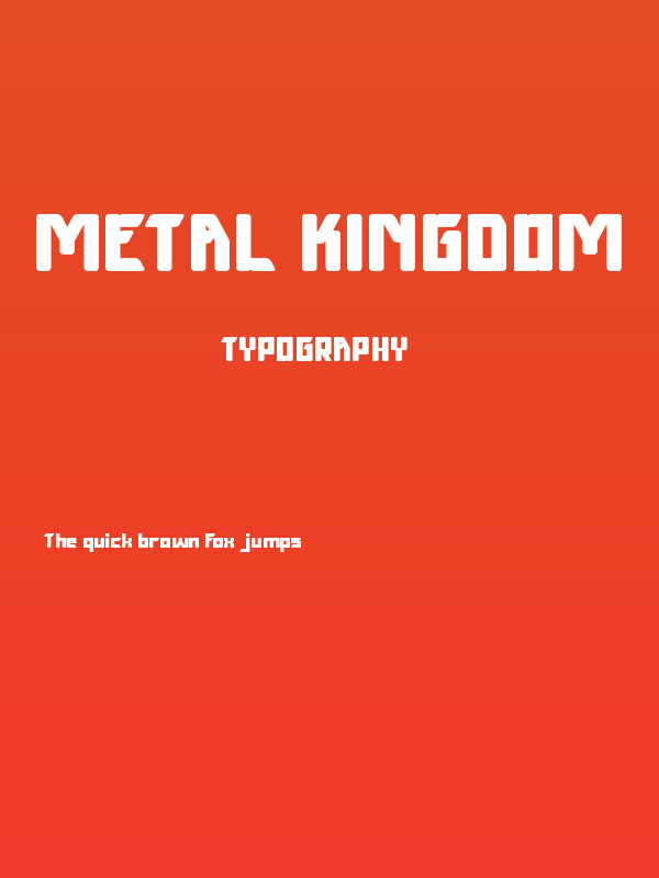 METAL KINGDOM Poster