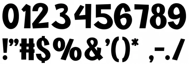 METALLO Font OTHER CHARS