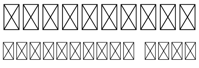 MEZAQUE Personaluse Font OTHER CHARS
