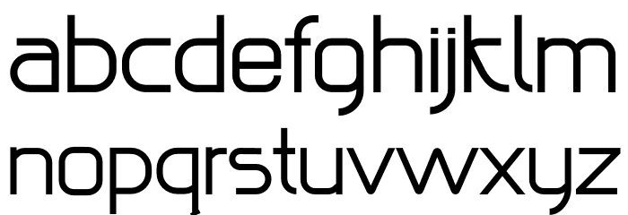 MEZAQUE Personaluse Font LOWERCASE