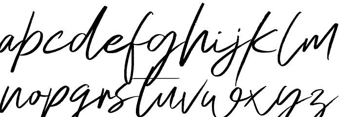 Me Amanda - Personal Use Font LOWERCASE