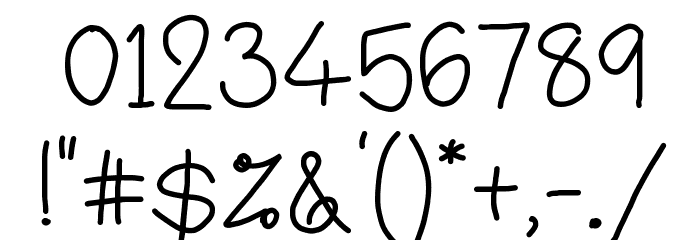 Me Likey ~ Font OTHER CHARS