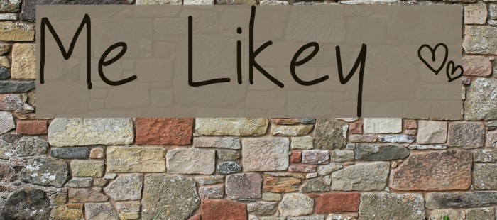 Me Likey ~ Font examples
