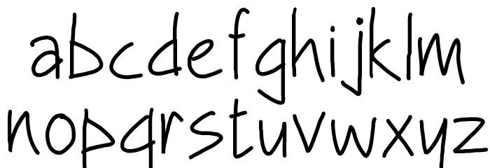 Me Likey ~ Font LOWERCASE