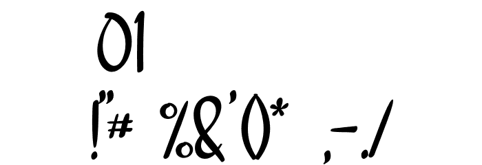 MeRitORiousLy Font OTHER CHARS