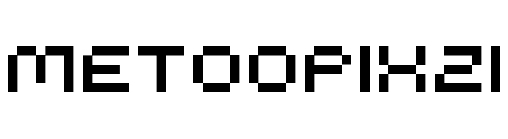 MeTooPixzi  Скачать бесплатные шрифты