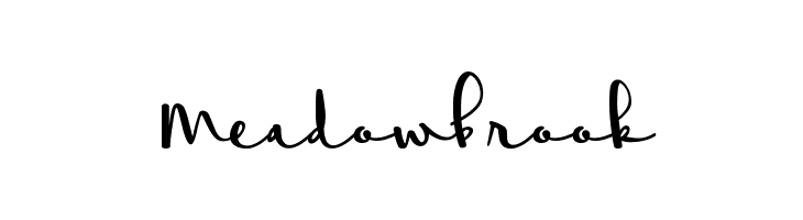 Meadowbrook Font
