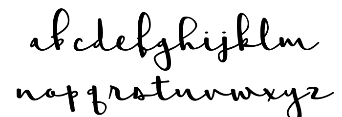 Meadowbrook Font LOWERCASE