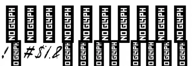 Meadows Font OTHER CHARS