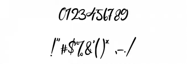 Meadows Font OTHER CHARS