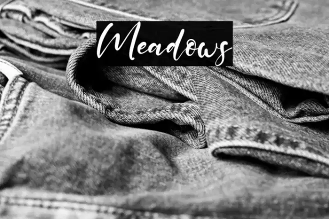 Meadows Font examples