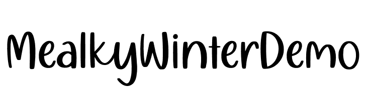 Mealky Winter Demo  font caratteri gratis