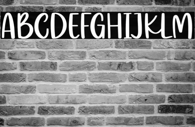 Mealky Winter Demo Font examples