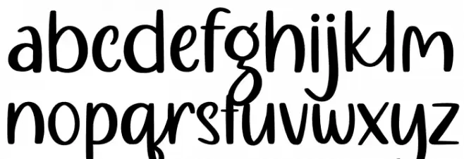 Mealky Winter Demo फ़ॉन्ट लोअरकेस