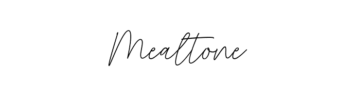 Mealtone  免费字体下载