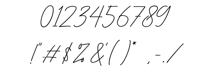 Mealtone Font OTHER CHARS