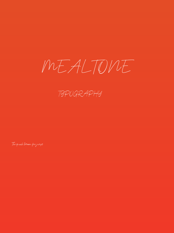 Mealtone Poster
