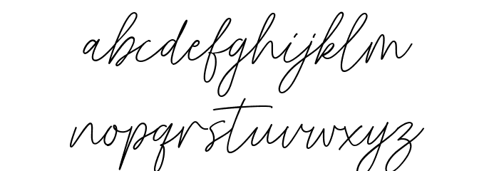 Mealtone Font LOWERCASE