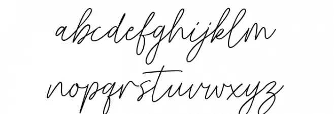 Mealtone Font LOWERCASE