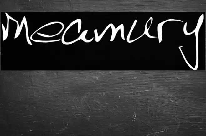 Meamury Font examples