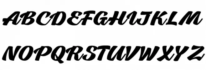 Mean Casat Bold PERSONAL USE Шрифта ВЕРХНИЙ