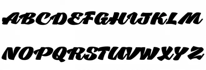 Mean Casat Fat PERSONAL USE フォント 大文字