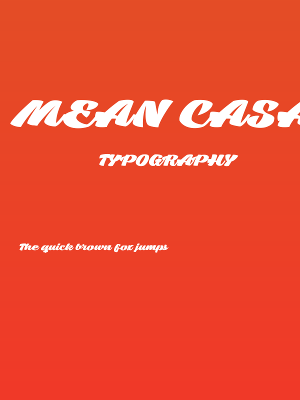 Mean Casat Fat PERSONAL USE Poster