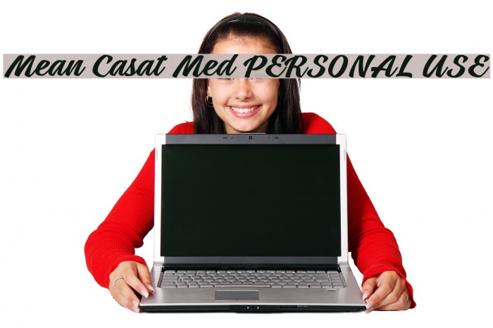 Mean Casat Med PERSONAL USE Font examples