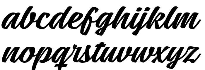 Mean Casat Med PERSONAL USE Font LOWERCASE