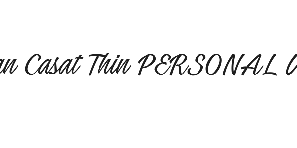 Mean Casat Thin PERSONAL USE Logo