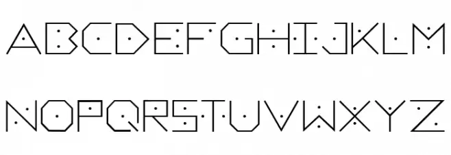 Meanderlux Regular Шрифта ВЕРХНИЙ