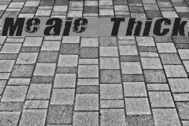 Meanies Thick Font examples