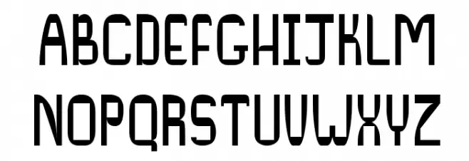 Means Schriftart Groß