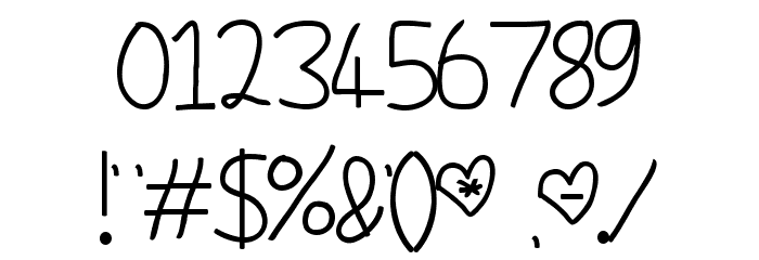 Meant To Be Bold Font OTHER CHARS