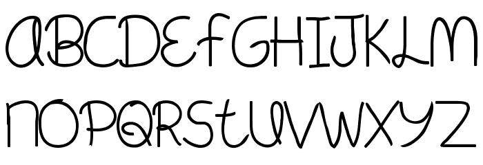 Meant To Be Bold Font LOWERCASE