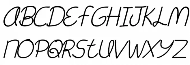 Meant To Be Italic Шрифта ВЕРХНИЙ