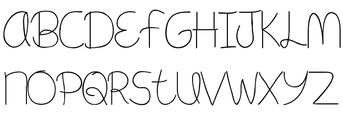 Meant To Be Font LOWERCASE
