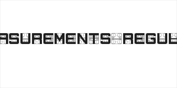 Measurements Regular Logo