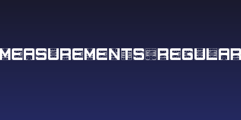 Measurements Regular Social Header