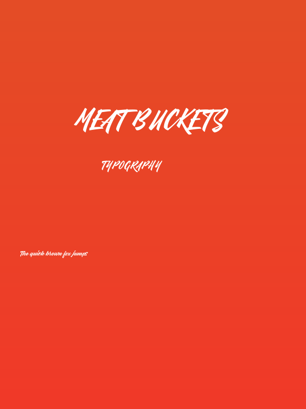 Meat Buckets Poster