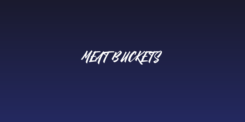 Meat Buckets Social Header