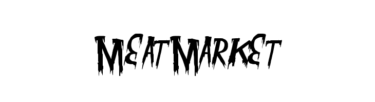MeatMarket  les polices de caractères gratuit tlcharger