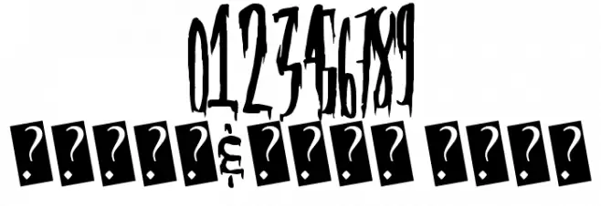 MeatMarket Font OTHER CHARS