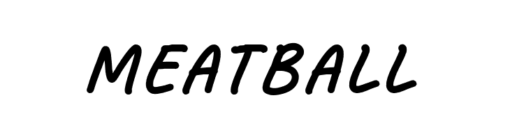 Meatball  Descarca Fonturi Gratis