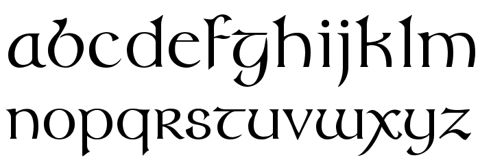 MeathFLF Font LOWERCASE